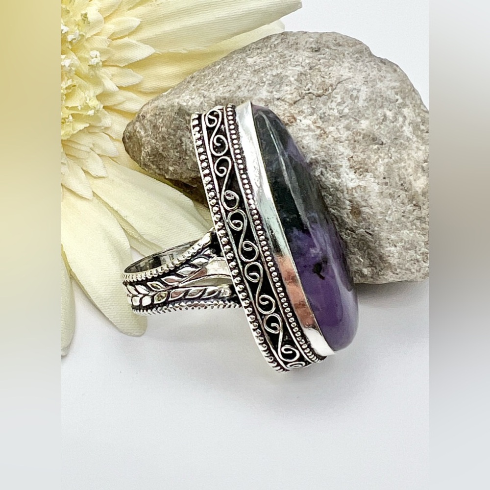 CHAROITE RING - Picture 5 of 8